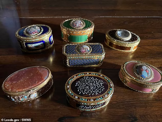 Antique snuff boxes not seen since 1981 theft returned to stately home